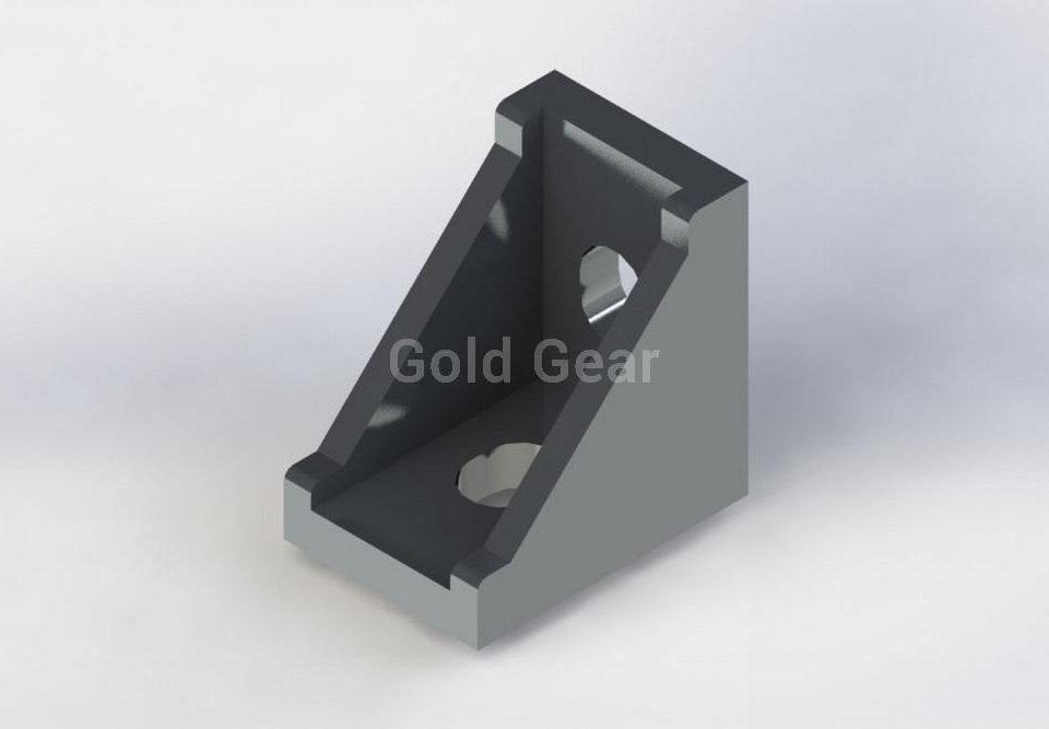 Gold Gear Aluminium Profile อะลูมิเนียมโปรไฟล์ GG6-BK2028