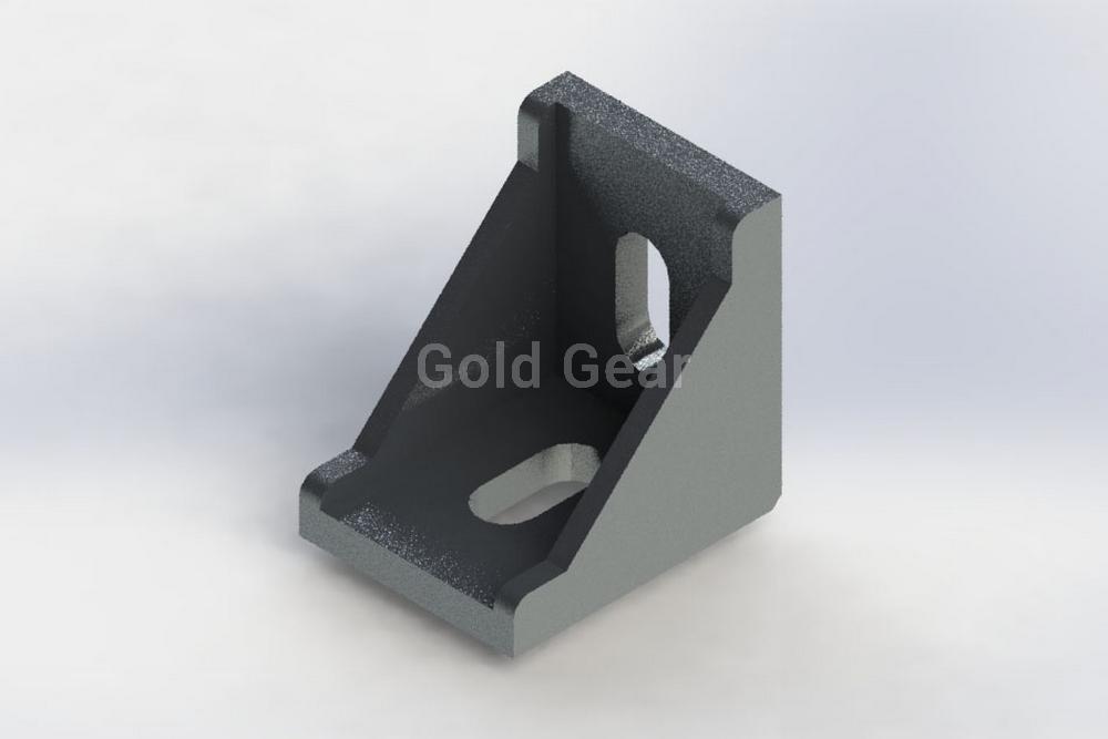 Gold Gear Aluminium Profile อะลูมิเนียมโปรไฟล์ GG6-BK2835