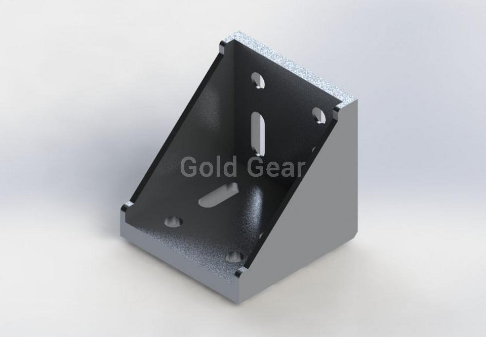 Gold Gear Aluminium Profile อะลูมิเนียมโปรไฟล์ GG8-BK8080